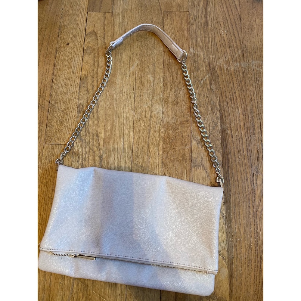 Light pink/nude clutch/shoulder bag